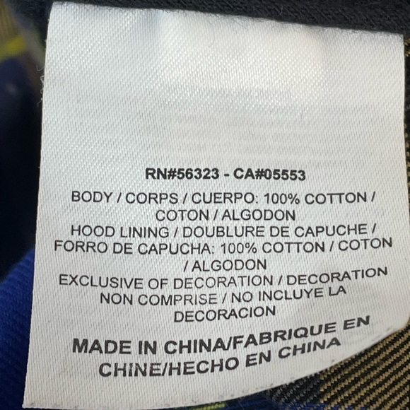 Nike Sportswear Hoodie Womens Medium Black Plaid 1/4 Zip Long Sleeve Pockets - Picture 12 of 14